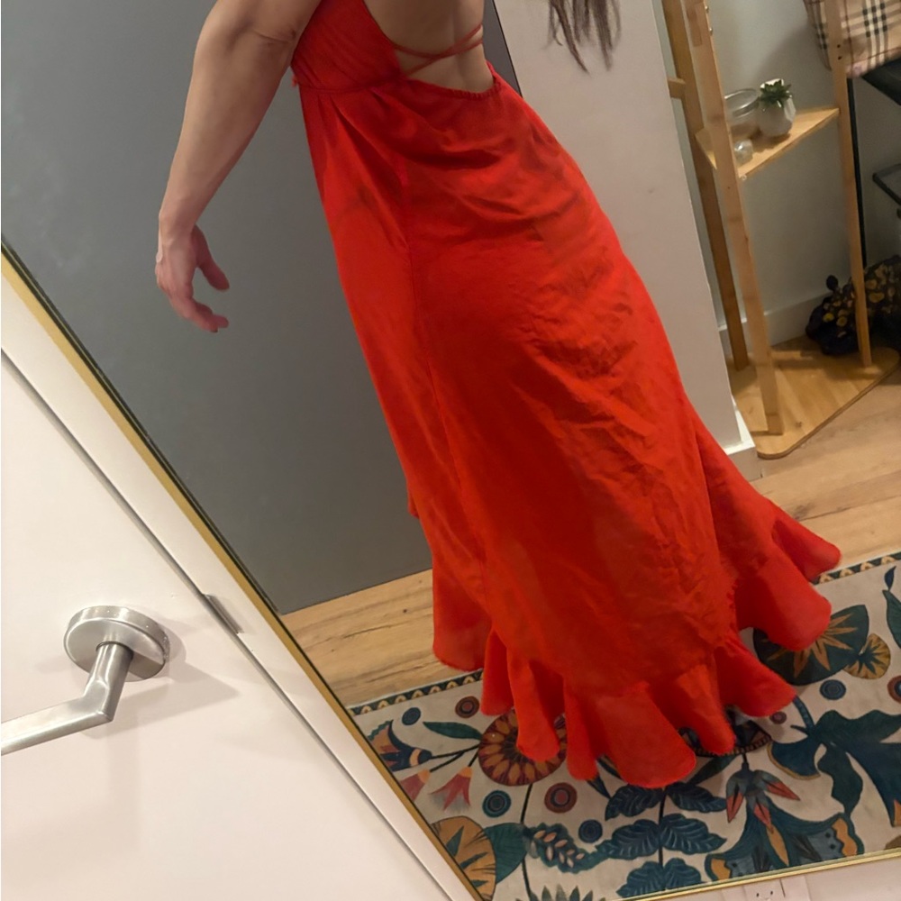 ASOS Red Backless Dress - Picture 8 of 8